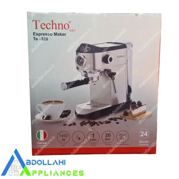 اسپرسو ساز تکنو مدل Te-820 با 24 ماه گارانتی - تصویر 2