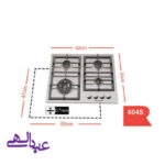 گاز روميزي روبينا مدل 604s تمام استیل