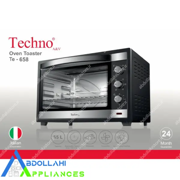 آون توستر تکنو Techno مدل Te-658