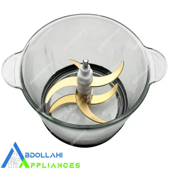 خردکن سیلورکرست دارای دو تیغ مجزا 3.8 لیتر 3000 وات مدل sl-2023