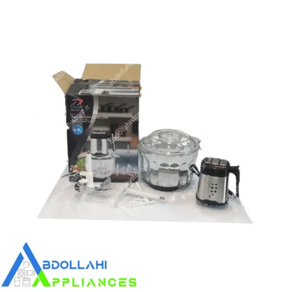 خردکن برقی 4 لیتری BM72 کاسه شیشه مدل 9041