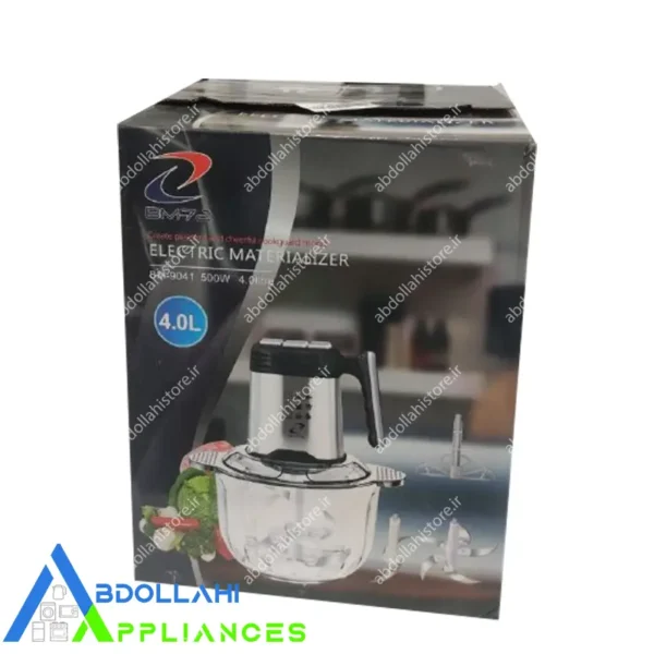 خردکن برقی 4 لیتری BM72 کاسه شیشه مدل 9041