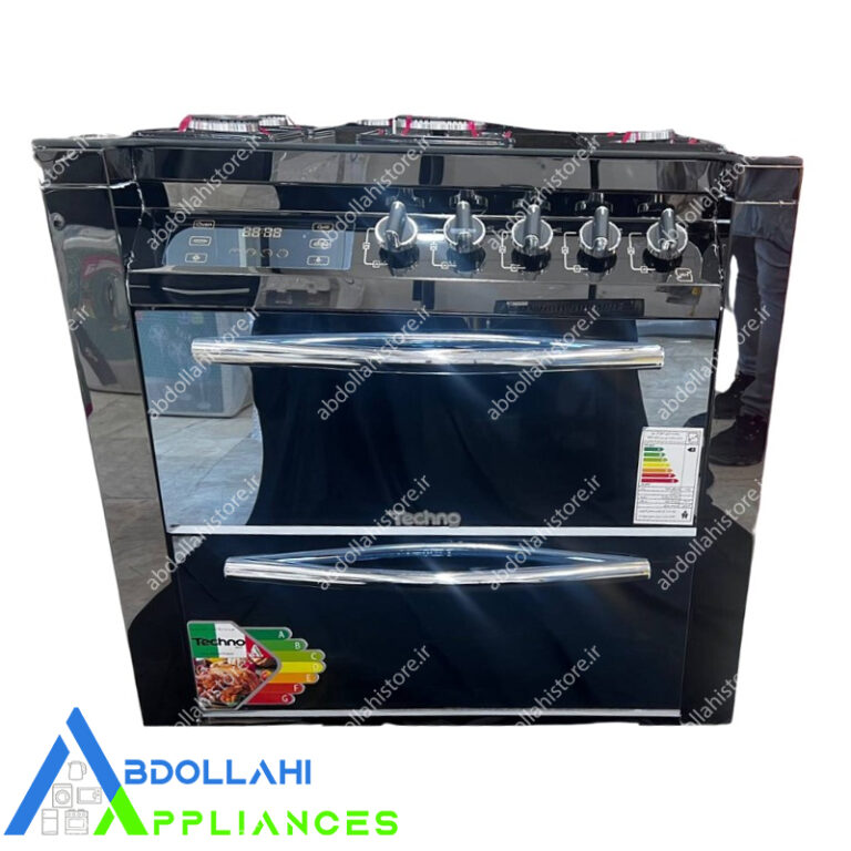 اجاق گاز طرح فر برند تکنو techno مدل 8500 با یکسال گارانتی