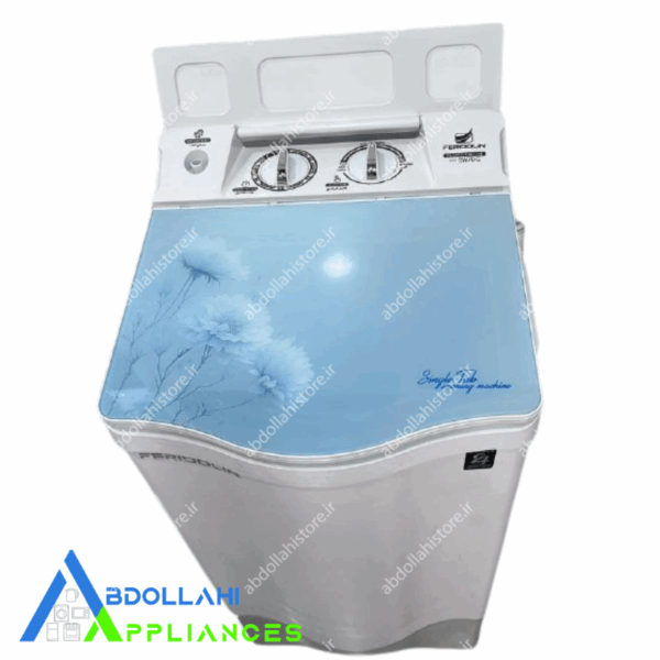 لباسشویی فریدولین 7 کیلویی تکشو سوپر لوکس درب شیشه ایی مدل SW70-G با 24 ماه گارانتی