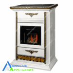 بخاری گازی ایمن گاز مشهد مدل 17000 شادلین کلاسیک سفید