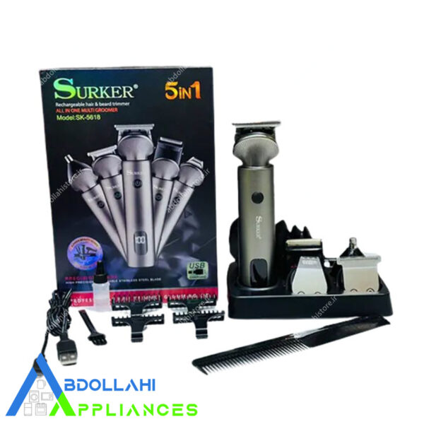 ماشین اصلاح سر و صورت سورکر (Surker) مدل SK-5618 12