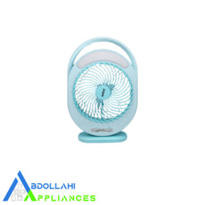 پنکه شارژی رومیزی همراه LED سنفورد (SANFORD) مدل 6662